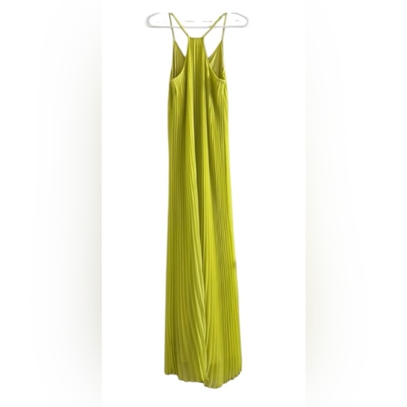 Victoria Secret lime green pleated dress - Picture 3 of 4